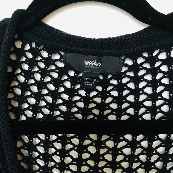 💫Mossimo Black Knit Mesh Sweater - Picture 4 of 6